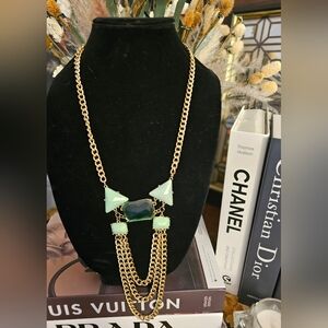 Etc. Emerald Long Necklace.